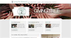Desktop Screenshot of givingtreemontessori.org